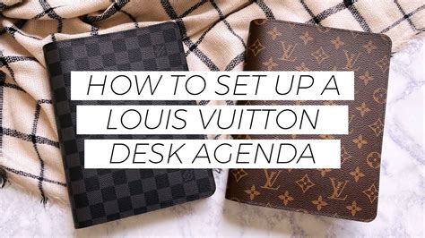 louis vuitton agenda inserts 2019|Louis Vuitton desk agenda refill.